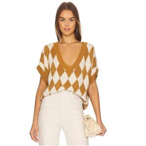 FREE PEOPLE Through The Motions oversized Vest Sweater